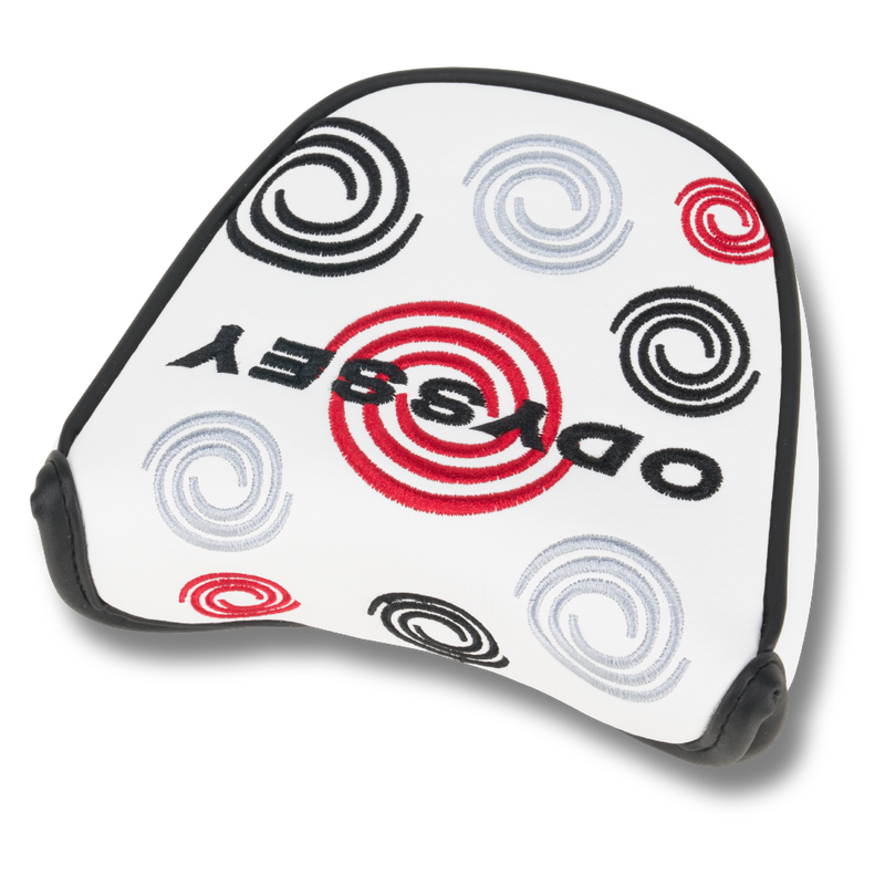 Couvre-putter Odyssey Swirl Mallet - Blanc - vue 3