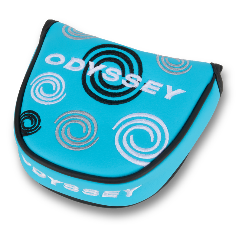 Couvre-putter Odyssey Swirl Mallet - Bleu - vue 1
