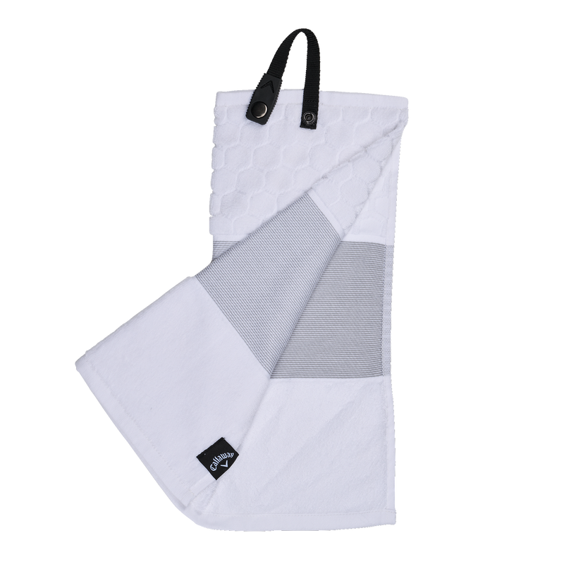 Serviette de golf Callaway Tri-Fold - Blanc - vue 2