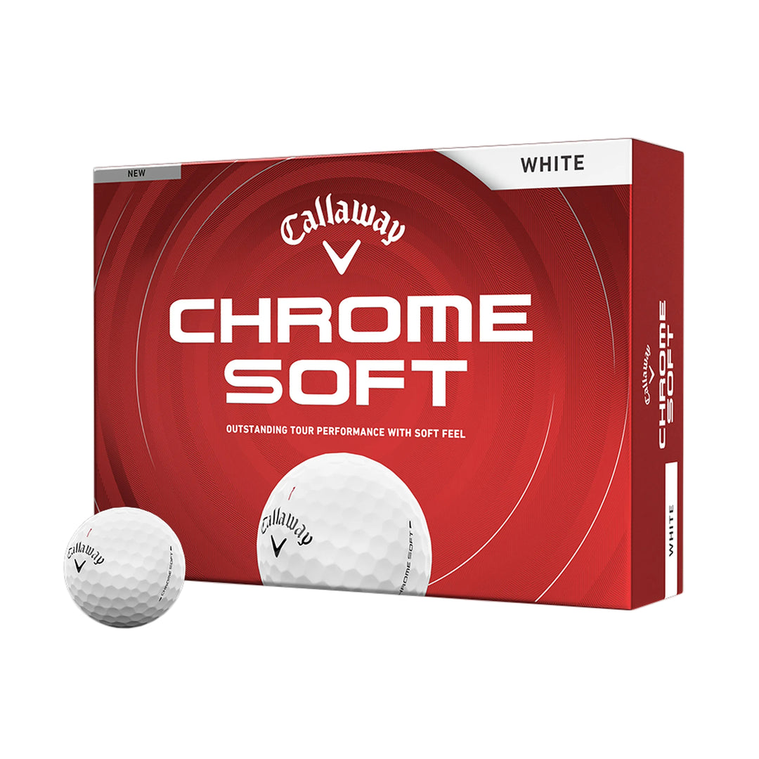 Balles Callaway Chrome Soft (Douzaine) - Blanc