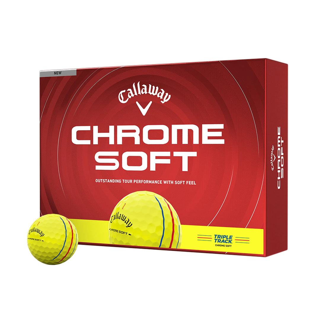 Balles Callaway Chrome Soft Triple Track (Douzaine)