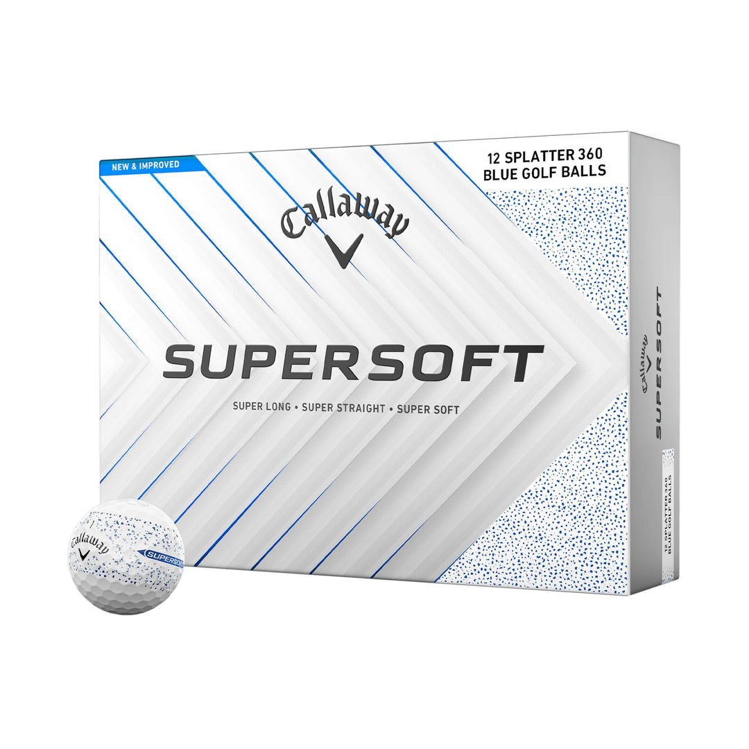 Balles Callaway Supersoft Splatter 360 (Douzaine)