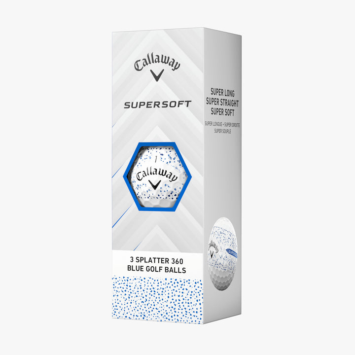 Balles Callaway Supersoft Splatter 360 (Douzaine)