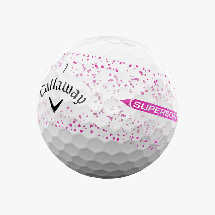 Balles Callaway Supersoft Splatter 360 (Douzaine) - Bleu