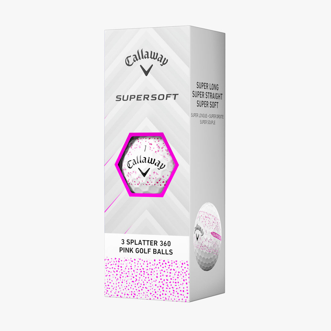 Balles Callaway Supersoft Splatter 360 (Douzaine)