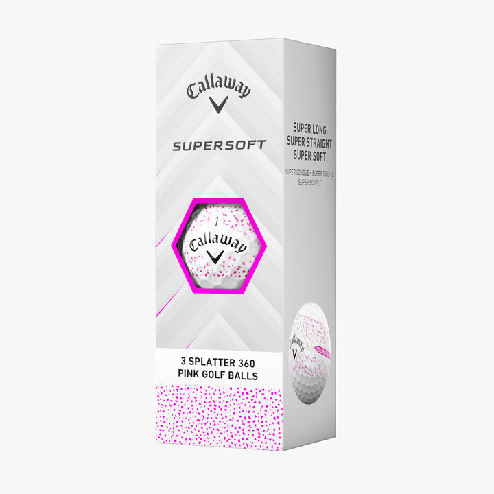 Balles Callaway Supersoft Splatter 360 (Douzaine)