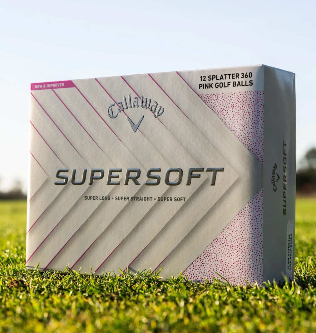 Balles Callaway Supersoft Splatter 360 (Douzaine)