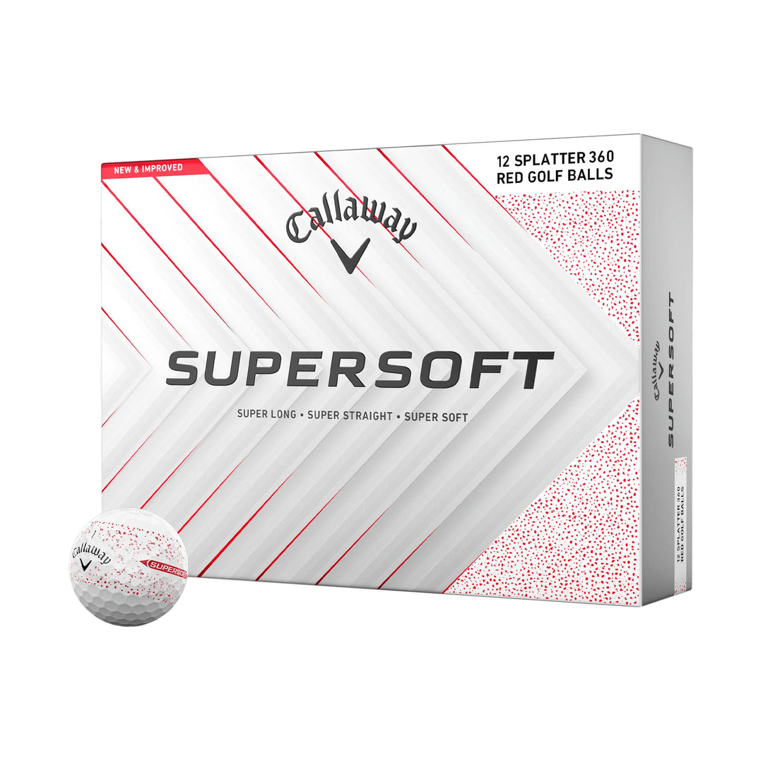Balles Callaway Supersoft Splatter 360 (Douzaine)