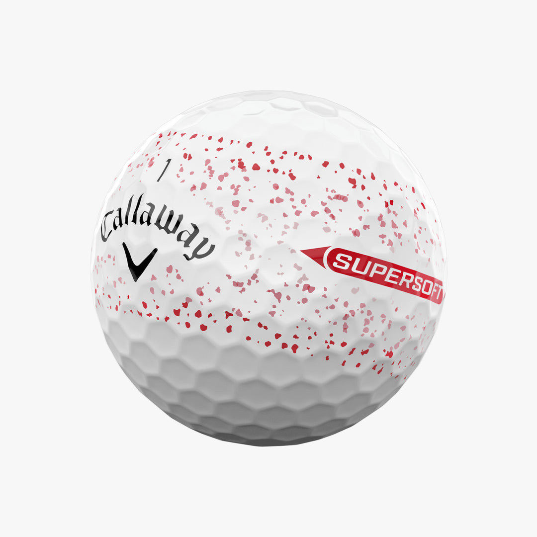 Balles Callaway Supersoft Splatter 360 (Douzaine)