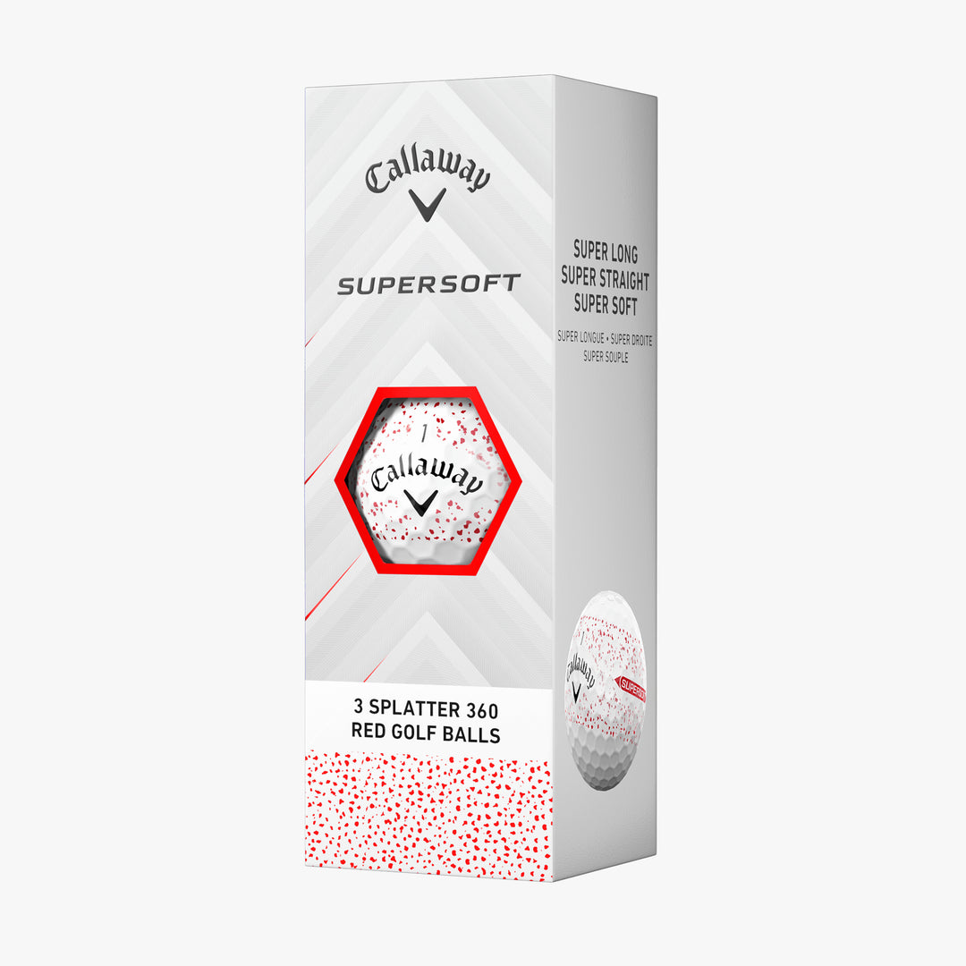 Balles Callaway Supersoft Splatter 360 (Douzaine)