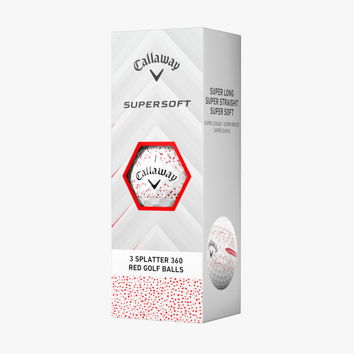 Balles Callaway Supersoft Splatter 360 (Douzaine)