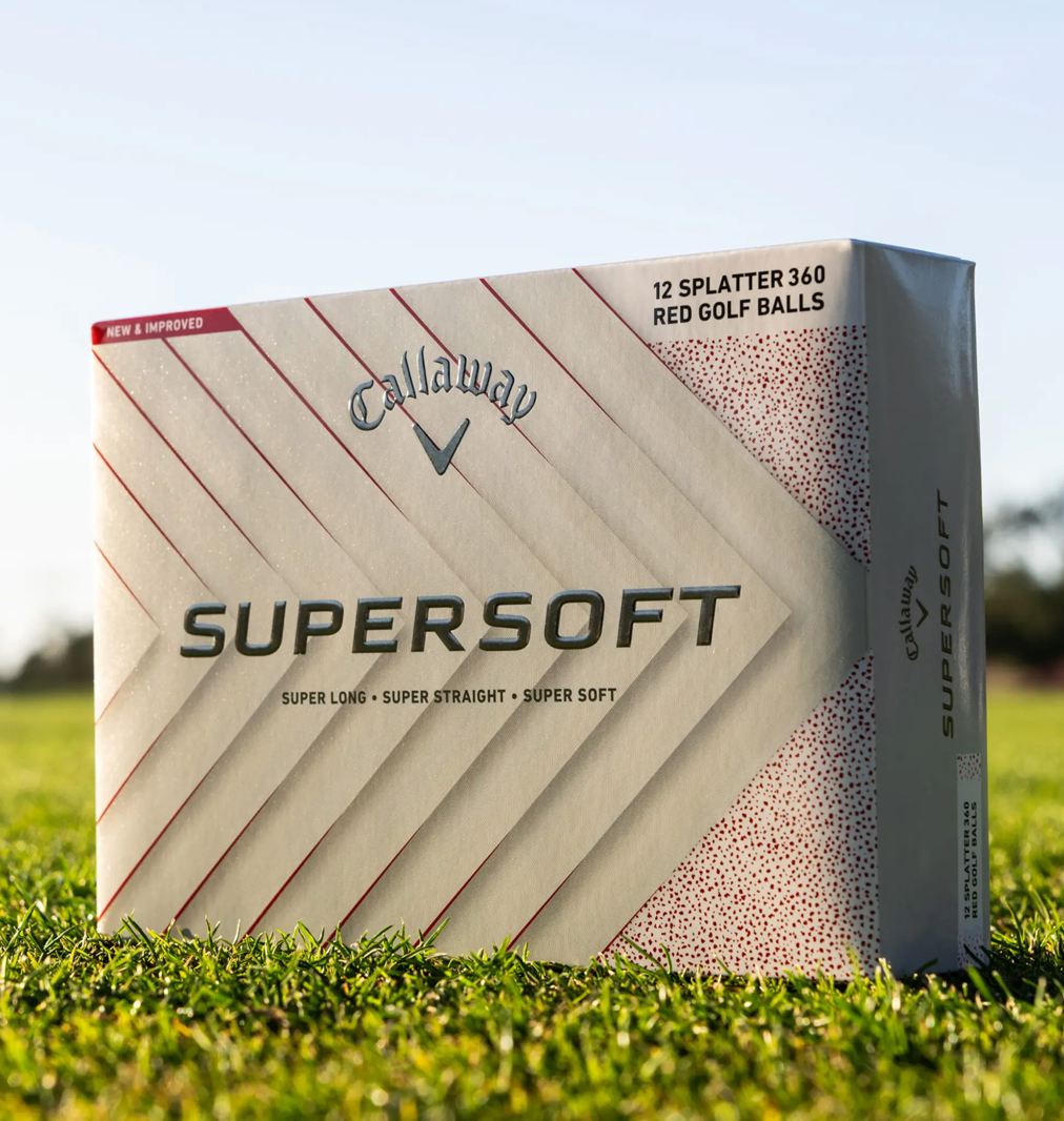 Balles Callaway Supersoft Splatter 360 (Douzaine)