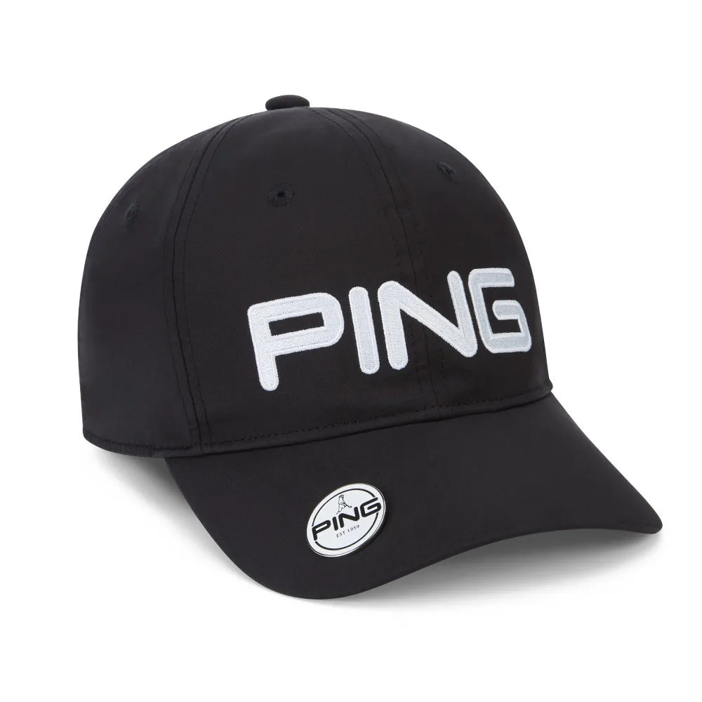 Casquette de Golf Homme PING Ball Marker - Noir