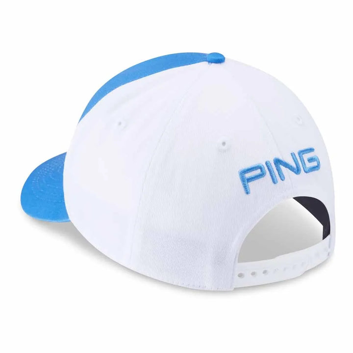 Casquette de Golf Homme PING Tour Classic - Bleu / Blanc - vue 2
