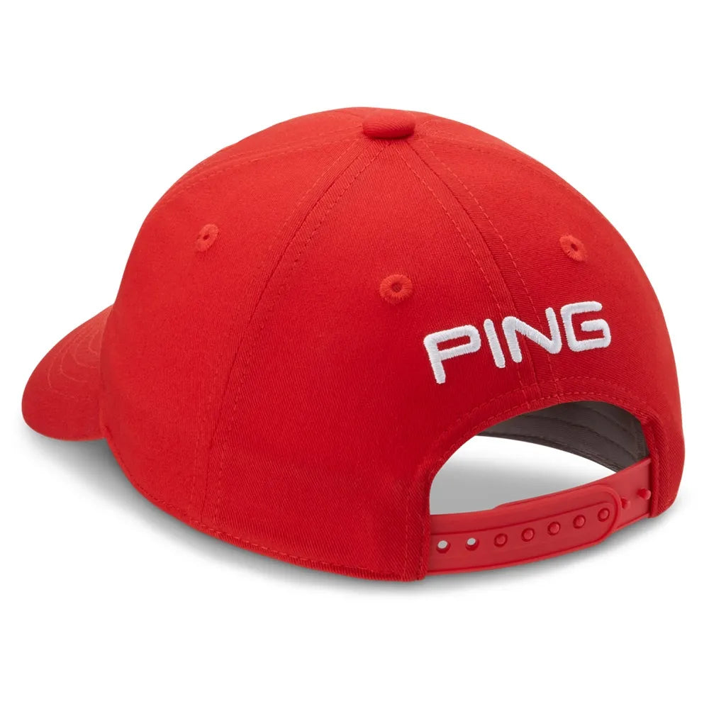 Casquette de Golf Junior PING Tour Classic - Rouge - vue 2