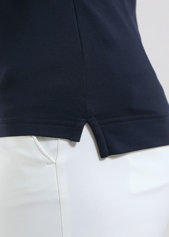 Polo de Golf Manches Longues Femme Chervò Atma - Noir - XS