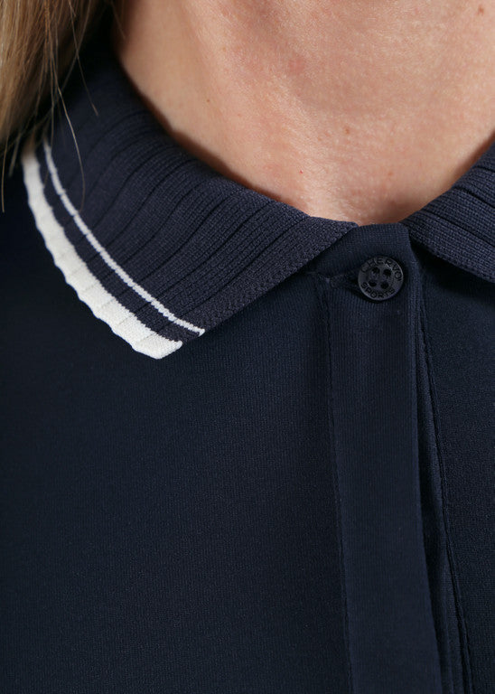 Polo de Golf Manches Longues Femme Chervò Atma - Bleu marine - XL
