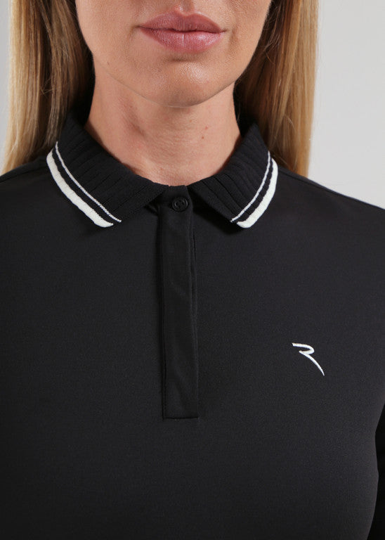 Polo de Golf Manches Longues Femme Chervò Atma - Bleu - XS