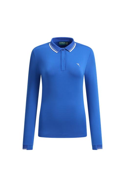 Polo de Golf Manches Longues Femme Chervò Atma - Bleu - XXL