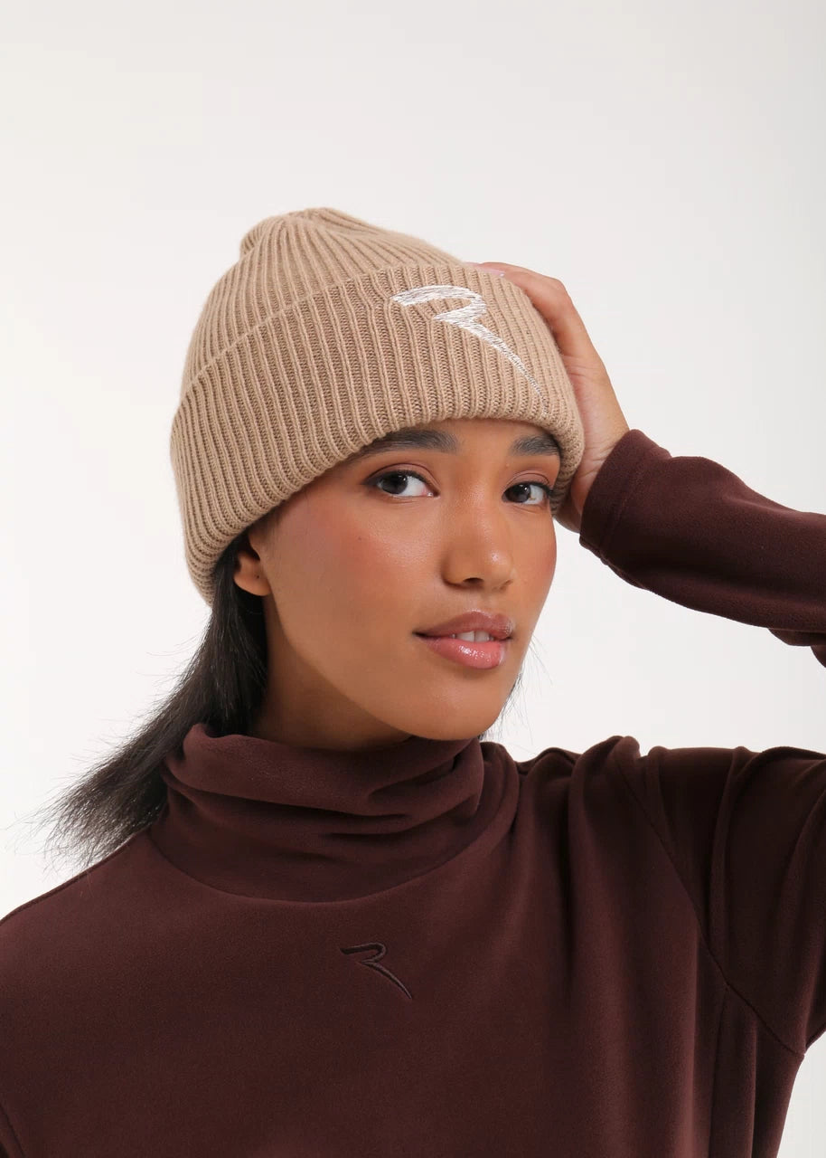 Bonnet de Golf Femme en Cachemire Chervò Whiteout - Bleu