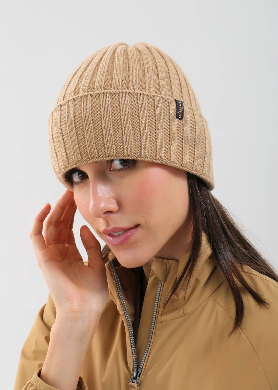 Bonnet de Golf Unisexe Laine et Cachemire Chervò Woolly