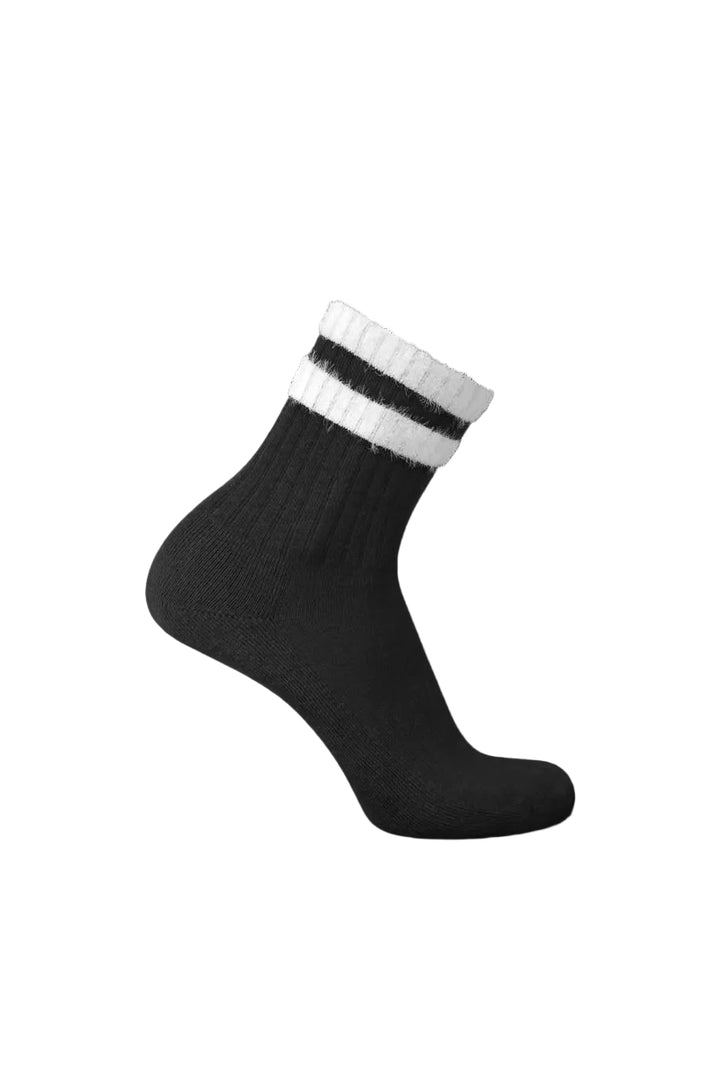 Chaussettes de Golf Douces Femme Chervò Botany 999 - Noir - Noir - S