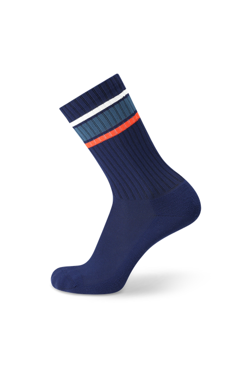 Chaussettes de Golf Techniques Unisexe Chervò Biology 599 - Bleu Marine - Bleu marine - M