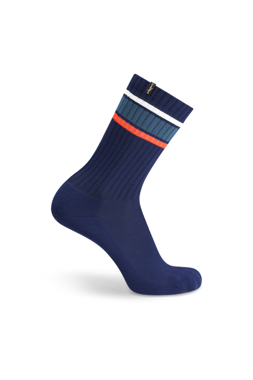 Chaussettes de Golf Techniques Unisexe Chervò Biology 599 - Bleu Marine - Bleu marine - S