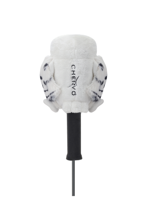 Couvre-club de Golf Bois et Driver Chervò Holt Hibou - Blanc