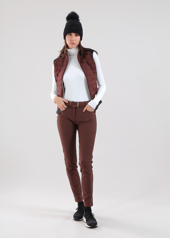 Pantalon Softshell Femme Chervò Singolo - Marron - 48