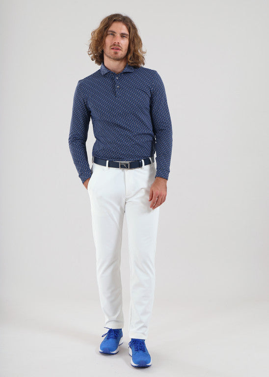 Pantalon de Golf Homme Softshell Chervò Supermind - Bleu marine - 54