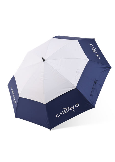 Parapluie de Golf Technique Résistant Chervò Hero - Blanc / Bleu Marine