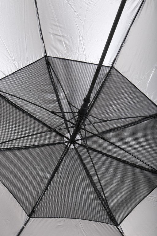 Parapluie de Golf Technique Résistant Chervò Hero - Blanc / Bleu Marine
