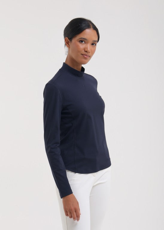 Sous-Pull Col Montant Golf Femme Chervò Tessy - Bleu marine - S