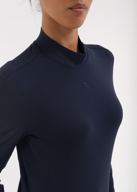 Sous-Pull Col Montant Golf Femme Chervò Tessy - Bleu marine - M/L