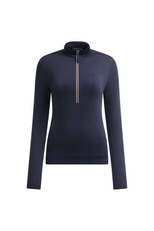 Pull Col Montant Zippé Golf Femme Chervò Thalia - Bleu marine - S