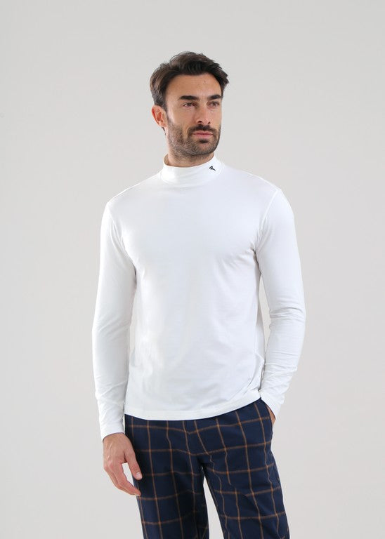 Sous-Pull Col Montant Golf Homme Chervò Tiger 145 - Blanc - M