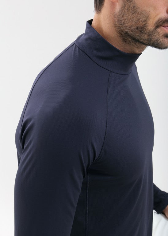 Sous-Pull Golf Homme Chervò Tramit 599 - Thermique - Bleu marine - L