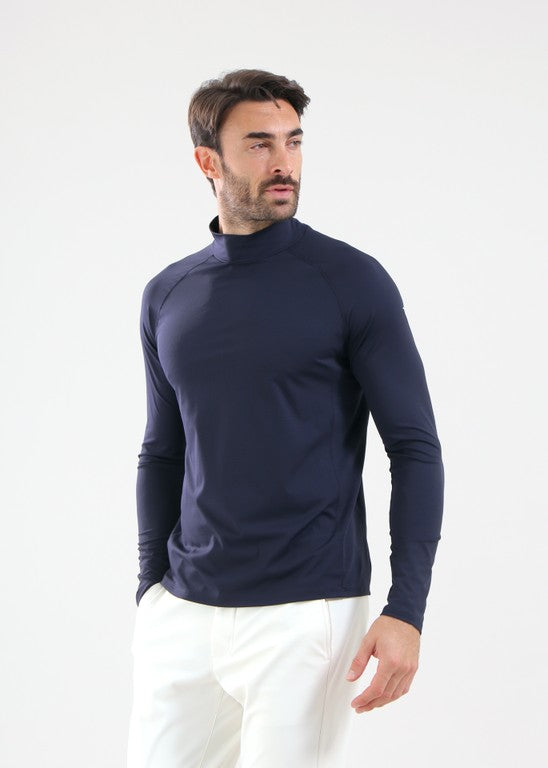 Sous-Pull Golf Homme Chervò Tramit 599 - Thermique - Bleu marine - S
