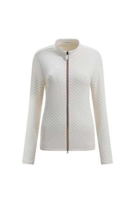Veste Pull Zippée Femme Chervò Pittsburgh en Laine Mérinos - Bleu marine - S