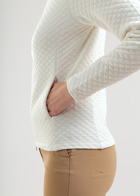 Veste Pull Zippée Femme Chervò Pittsburgh en Laine Mérinos