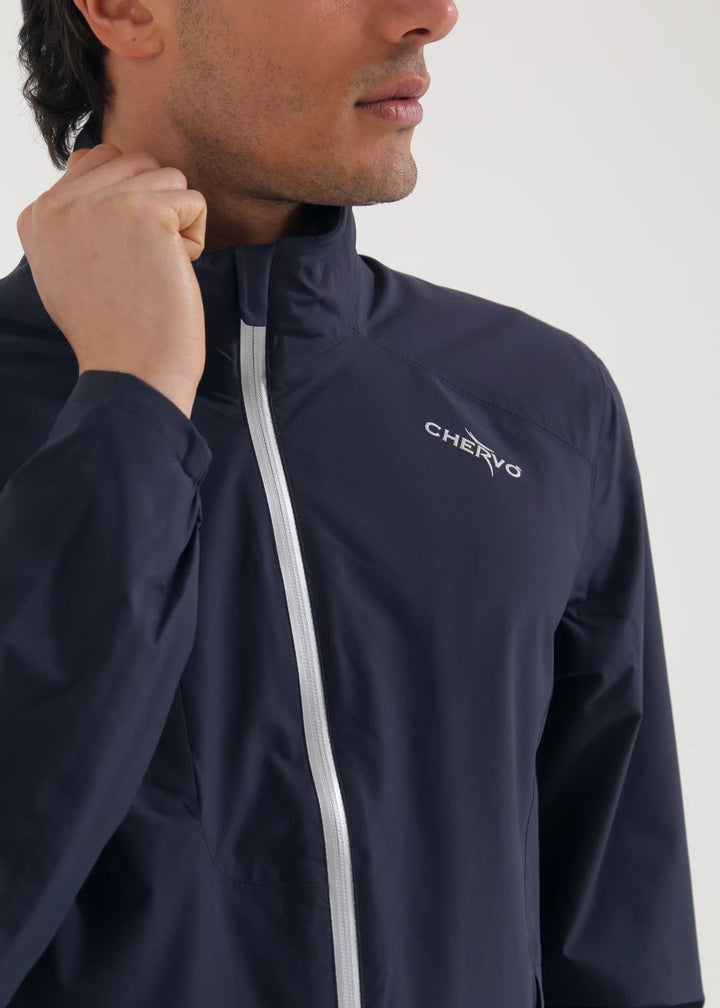 Veste Aquablock Homme Chervò Masterpiece - Bleu marine - M/L