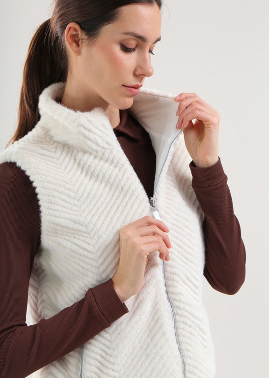 Veste sans manches Réversible Femme Chervò Ersilia