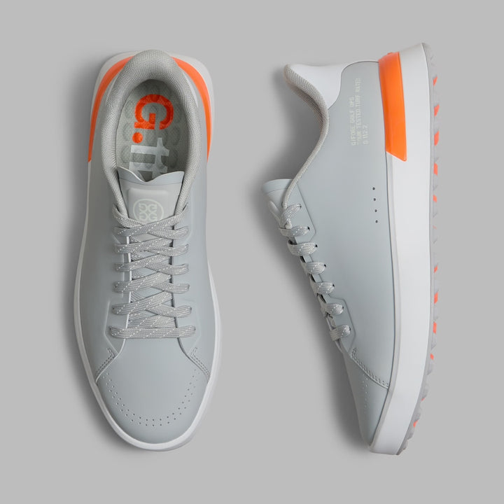 Chaussure de Golf Homme G.112 - G/FORE - Gris clair / Orange - 40.5