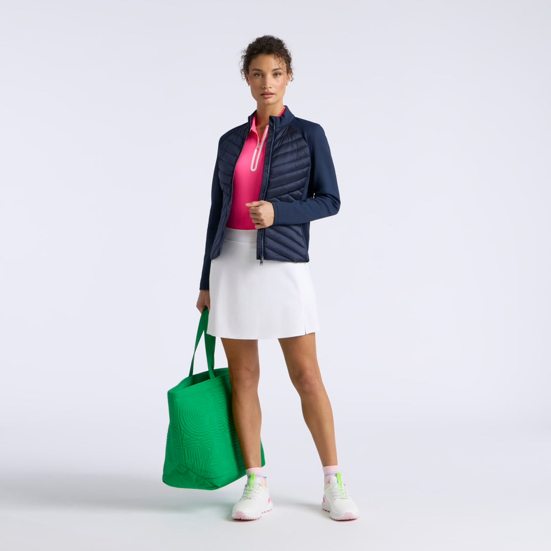 Veste Doudoune de Golf Femme Hybride V-Down Stretch - G/FORE - Marine - L