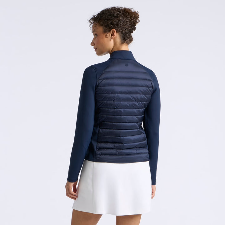 Veste Doudoune de Golf Femme Hybride V-Down Stretch - G/FORE - Marine - XL