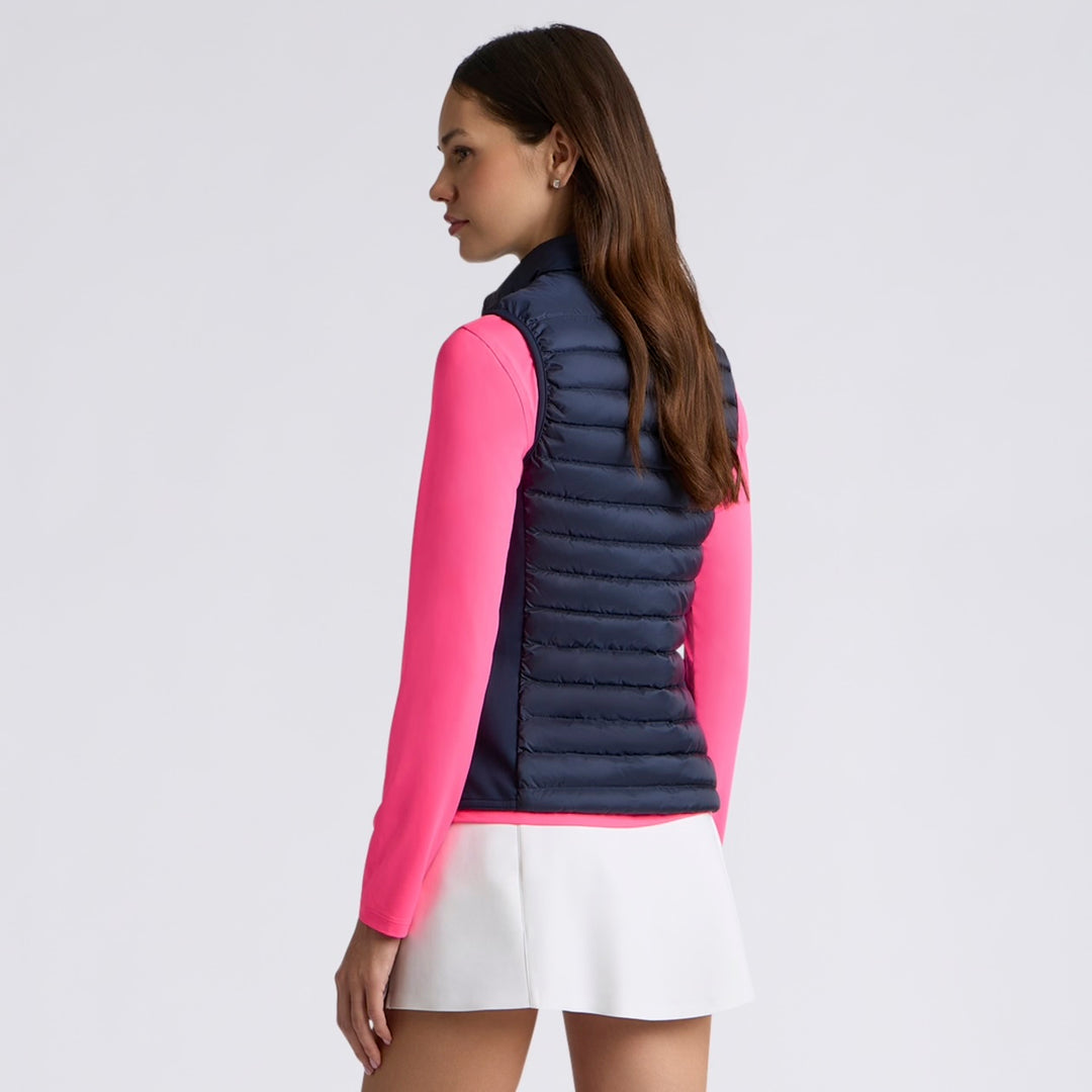 Doudoune de Golf Femme Sans Manches V-Down Stretch - G/FORE - Marine - XL