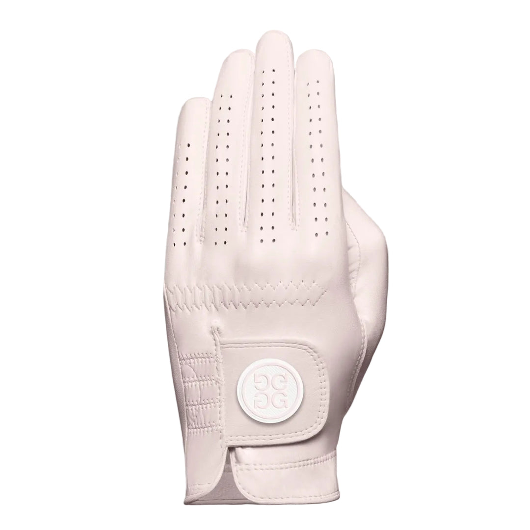 Gant de Golf Femme Signature en Cuir Cabretta - G/FORE - Rose - S — Main gauche