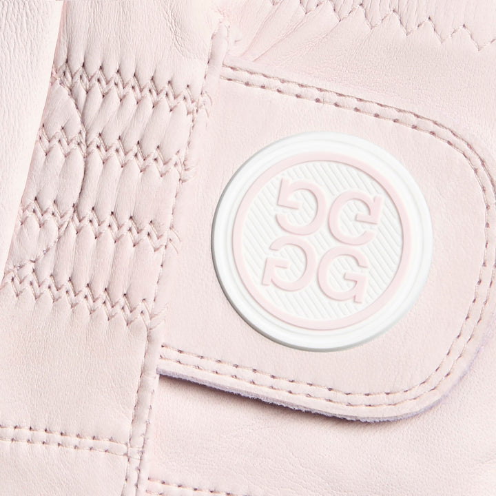 Gant de Golf Femme Signature en Cuir Cabretta - G/FORE - Rose - M — Main gauche