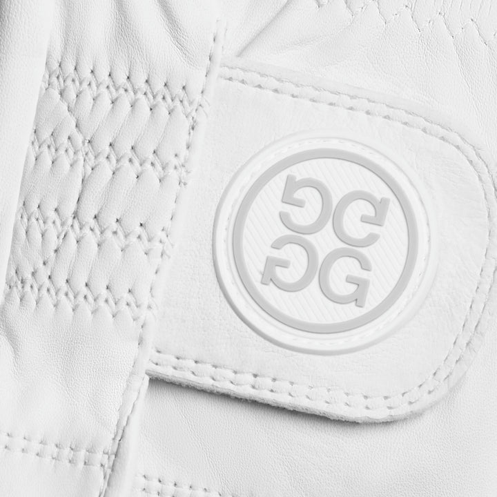 Gant de Golf Femme Signature en Cuir Cabretta - G/FORE - Rose - L — Main gauche